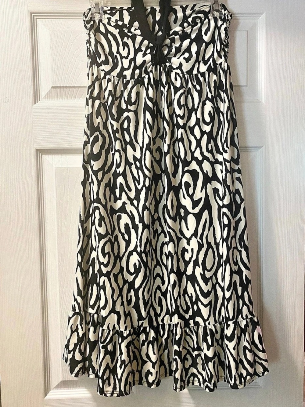 Lapis Convertible Skirt/Dress Black & White, Sz M